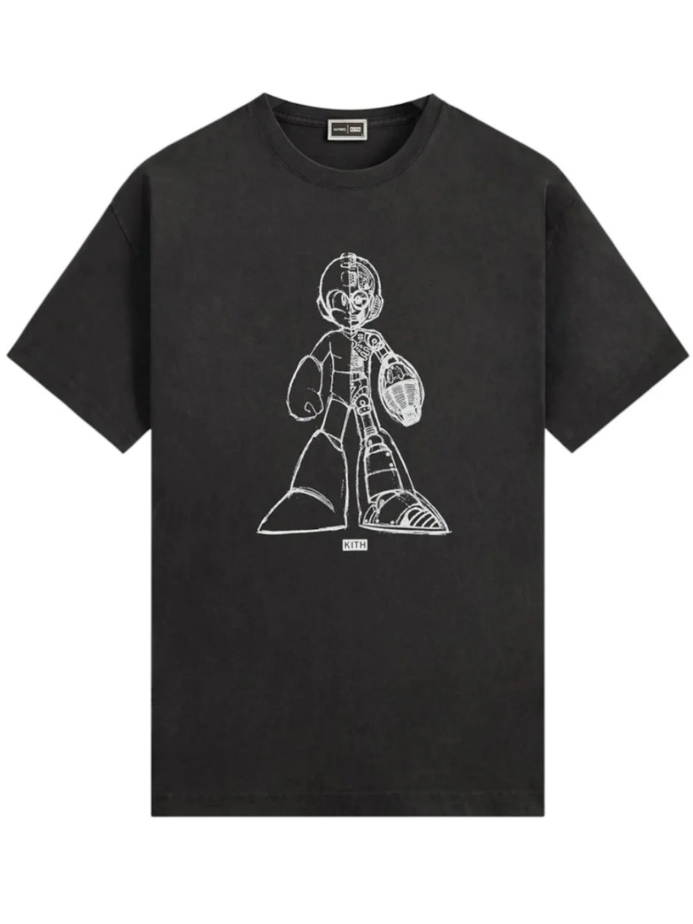 Kith x Capcom Mega Man Sketch Vintage Tee Black, Large